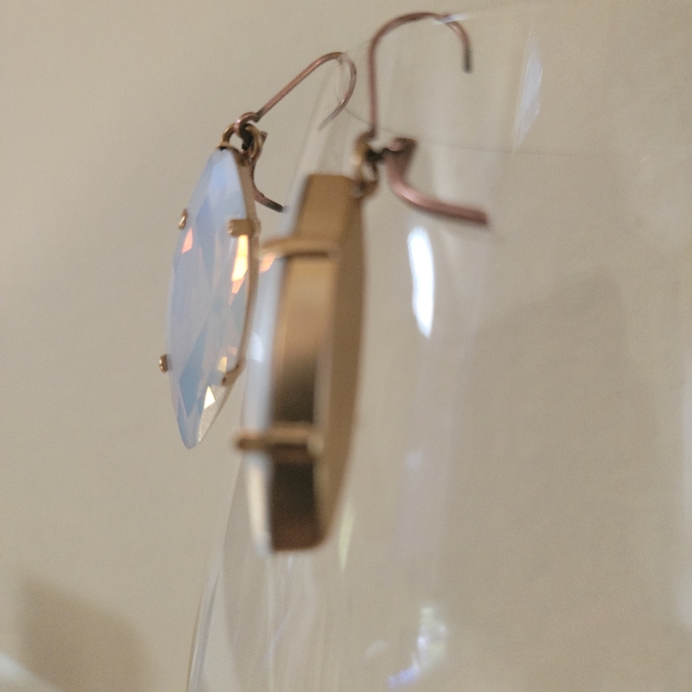 Art Deco Art Crystal earrings ✨Stunning✨ - Picture 6 of 8